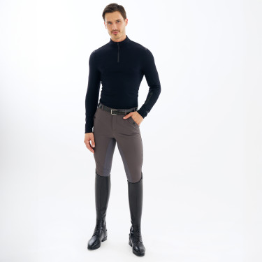 Pantaloni da equitazione Euro-Star Marcel FullGrip da uomo Tundra Marrone