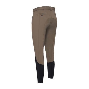Pantaloni da equitazione Euro-Star Marcel FullGrip da uomo Tundra Marrone