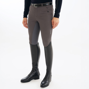 Pantaloni da equitazione Euro-Star Marcel FullGrip da uomo Tundra Marrone