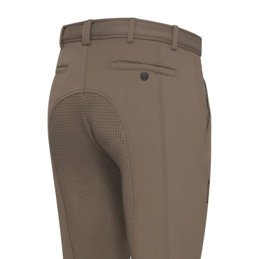 Pantaloni da equitazione Euro-Star Marcel FullGrip da uomo Tundra Marrone