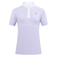 Polo da gara a maniche corte Imperial Riding Basic donna Glicina Viola