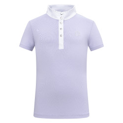 Polo da competizione a maniche corte Imperial Riding Basic glam Kids Glicina Viola Polo da competizione a maniche corte Imperial Riding Basic glam Kids Glicina Viola