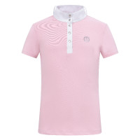 Polo da concorso a maniche corte Imperial Riding Basic Kids Zucchero filato Rosa