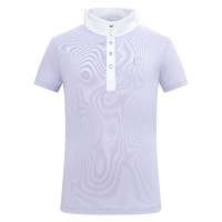 Polo da concorso a maniche corte Imperial Riding Basic Kids Glicina Viola