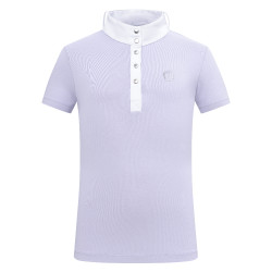 Polo da concorso a maniche corte Imperial Riding Basic Kids Glicina Viola Polo da concorso a maniche corte Imperial Riding Basic Kids Glicina Viola