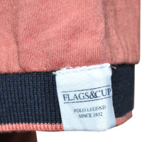 Polo bambino Cusca Flags & Cup Rosa antico Polo bambino Cusca Flags & Cup Rosa antico