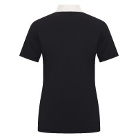 Polo da concorso a maniche corte Imperial Riding Shine da donna Nero