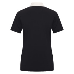 Polo da concorso a maniche corte Imperial Riding Shine da donna Nero