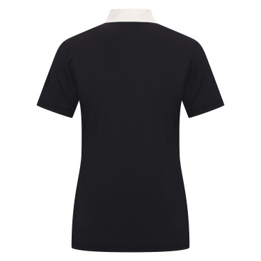 Polo da concorso a maniche corte Imperial Riding Shine da donna Nero