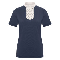 Polo da concorso a maniche corte Imperial Riding Shine da donna Marina Blu marino