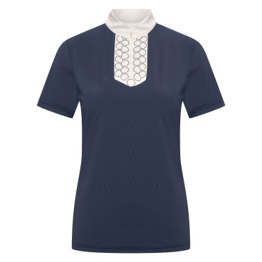 Polo da concorso a maniche corte Imperial Riding Shine da donna Marina Blu marino Polo da concorso a maniche corte Imperial Riding Shine da donna Marina Blu marino