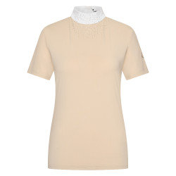Polo da gara a maniche corte Imperial Riding Shines donna Grigio / sabbia Polo da gara a maniche corte Imperial Riding Shines donna Grigio / sabbia