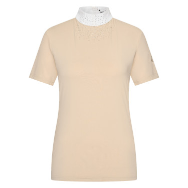 Polo da gara a maniche corte Imperial Riding Shines donna Grigio / sabbia Polo da gara a maniche corte Imperial Riding Shines donna Grigio / sabbia