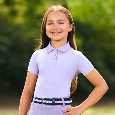 Polo a maniche corte Imperial Riding Marly Kids Glicina Viola Polo a maniche corte Imperial Riding Marly Kids Glicina Viola