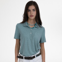 Maglietta polo a maniche corte HV Polo Norma donna Cielo acqua