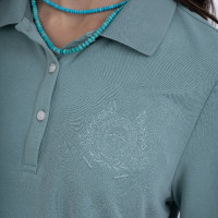 Maglietta polo a maniche corte HV Polo Norma donna Cielo acqua