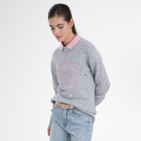 Maglia HV Polo Jordyn donna Grigio mélange