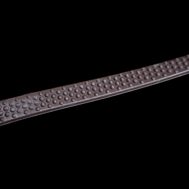 Redini Imperial Riding in gomma con borchie Marrone scuro