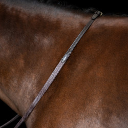 Redini Imperial Riding in gomma con borchie Marrone scuro