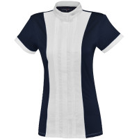 Polo Diamantina donna maniche corte Flags & Cup Blu navy
