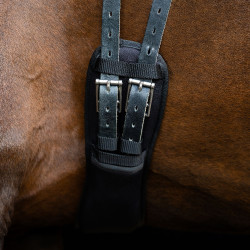 Cinghia da dressage Imperial Riding in memory foam Nero