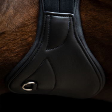 Sottopancia da dressage anatomico Imperial Riding con fibbie a rullo Nero