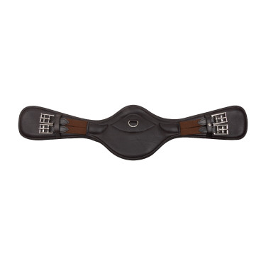Sottopancia da dressage anatomico Imperial Riding con fibbie a rullo Marrone scuro Sottopancia da dressage anatomico Imperial Riding con fibbie a rullo Marrone scuro