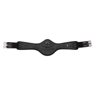 Cinghia da salto anatomica Imperial Riding con fibbie a rullo Nero