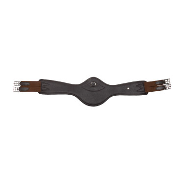 Cinghia da salto anatomica Imperial Riding con fibbie a rullo Marrone scuro