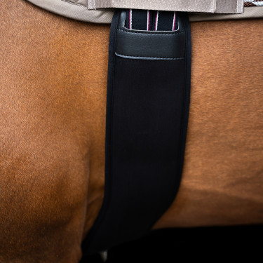 Sottopancia da salto Imperial Riding Basic anatomico in neoprene Nero