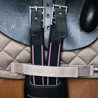 Sottopancia da salto Imperial Riding Basic anatomico in neoprene Nero