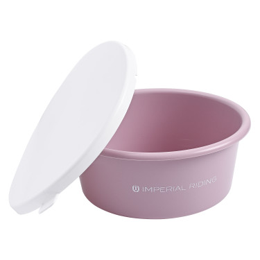 Secchio mangiatoia con coperchio 2L Imperial Riding Basic Malva Viola
