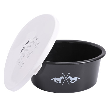 Secchio mangiatoia HV Polo Nena 6L Nero