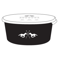 Secchio mangiatoia HV Polo Nena 8L Nero