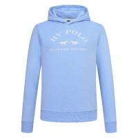 Felpa con cappuccio HV Polo Jewel donna Blu polvere