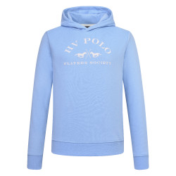 Felpa con cappuccio HV Polo Jewel donna Blu polvere Felpa con cappuccio HV Polo Jewel donna Blu polvere