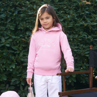 Felpa con cappuccio HV Polo Jewel Kids Rosa carina