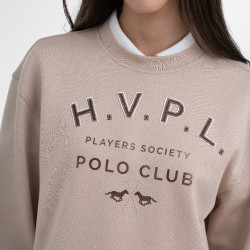 Felpa HV Polo Janice donna Champagne Beige Felpa HV Polo Janice donna Champagne Beige