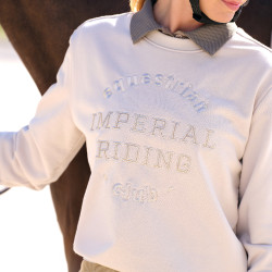 Felpa estiva da donna Imperial Riding Joyce Grigio / sabbia
