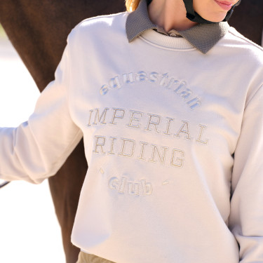 Felpa estiva da donna Imperial Riding Joyce Grigio / sabbia