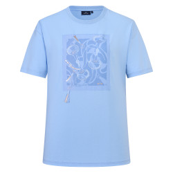 T-shirt a maniche corte HV Polo Jenny donna Blu polvere