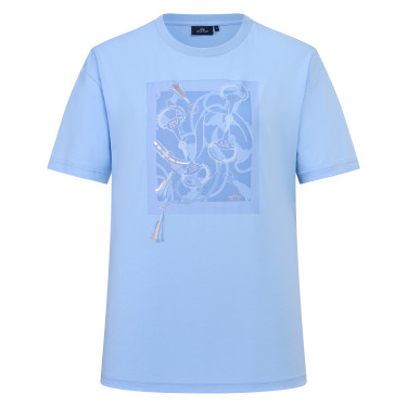 T-shirt a maniche corte HV Polo Jenny donna Blu polvere