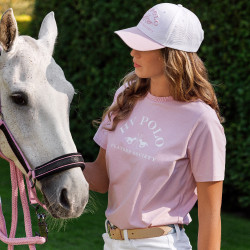 T-shirt a maniche corte da donna HV Polo Natalie Rosa carina