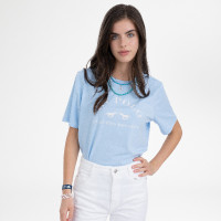 T-shirt a maniche corte da donna HV Polo Natalie Marina Blu marino