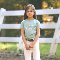 T-shirt a maniche corte HV Polo Natalie Kids Cielo acqua