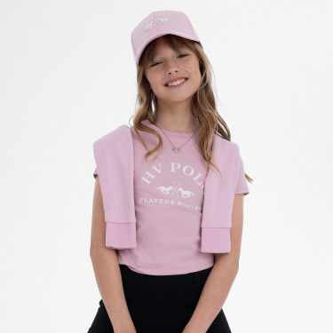 T-shirt a maniche corte HV Polo Natalie Kids Rosa carina