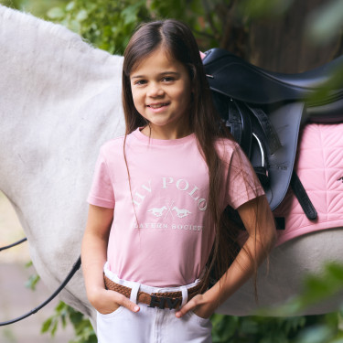 T-shirt a maniche corte HV Polo Natalie Kids Rosa carina