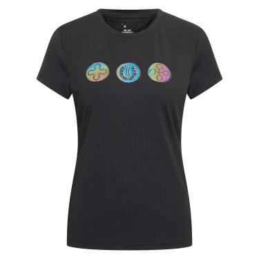 T-shirt a maniche corte Imperial Riding Holographics donna Nero T-shirt a maniche corte Imperial Riding Holographics donna Nero