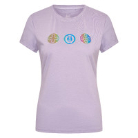 T-shirt a maniche corte Imperial Riding Holographics donna Glicina Viola