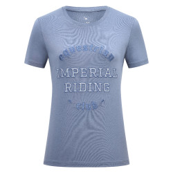 T-shirt a maniche corte Imperial Riding Tasha donna Bluebell délavato